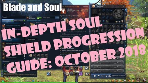 [Blade and Soul] In Depth Soul Shield Progression Guide